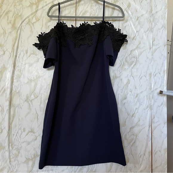 Floral Embroidered Badgley Mischka Dress - Picture 2 of 11